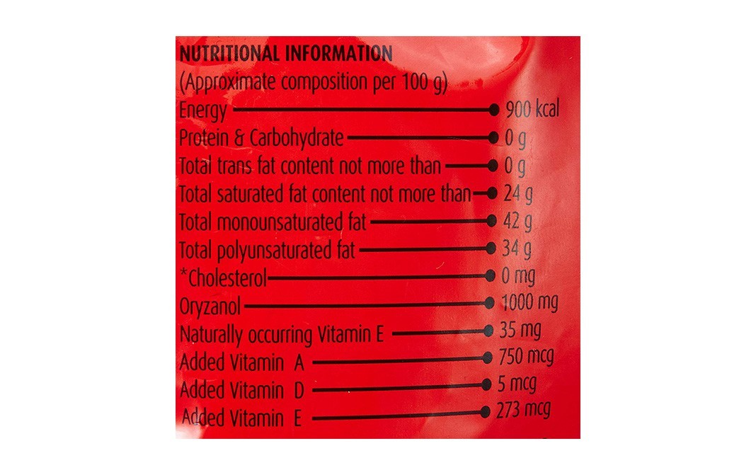 Emami Healthy & Tasty Physically Refined Rice Bran Oil   Pouch  1 litre